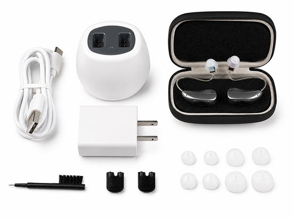 Reno Rechargeable Hearing Aids - High Power Receiver in Canal