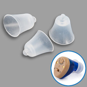 Ear Domes for R&L C100 Rechargeable In Ear Hearing Amplifier (3 Pack)