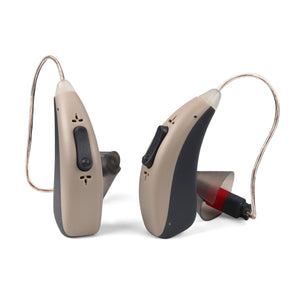 B20 Rechargeable Receiver in the Canal Hearing aids with Portable Charger - Pair
